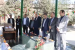 در آستانه آغاز سال تحصیلی جدید و همزمان با فرارسیدن هفته دفاع مقدس صورت پذیرفت؛

بازدید معاون آموزشی دانشگاه ملی مهارت از کارگاه‌های آموزشی دانشکده فنی انقلاب اسلامی و برگزاری مراسم گرامیداشت هفته دفاع مقدس و آیین گلاب شویی در جوار مقبره مطهر شهدای گمنا