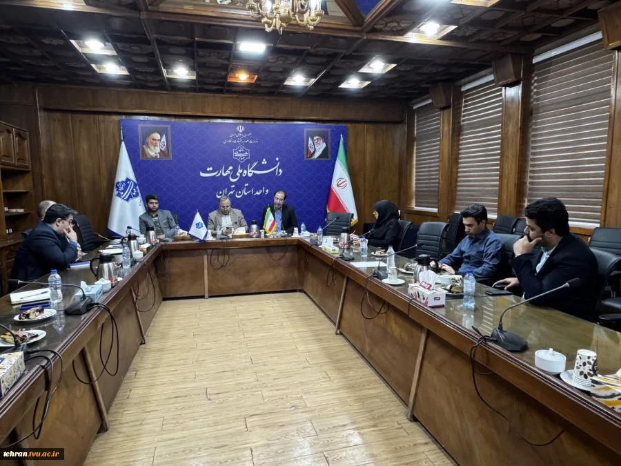 جلسه شورای پژوهش دانشگاه ملی مهارت استان تهران 2