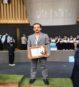 کسب مدال طلای رشته کاشیکاری دیوار و کف توسط دانشجوی دانشکده فنی انقلاب اسلامی تهران در مسابقات ملی مهارت ایران 2