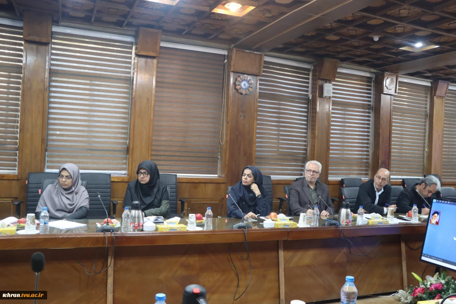 برگزاری جلسه کارگروه مشترک آموزش‌های آزاد و مجازی دانشگاه ملی مهارت استان تهران و البرز 9