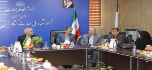 افتتاح کلینیک تخصصی گیاه پزشکی و کلنگ زنی سوله کارگاه ماشین آلات کشاورزی دانشکده ملی مهارت کشاورزی پاکدشت با حضور مسئولین محترم دانشگاه ملی مهارت و شهرستان پاکدشت 3