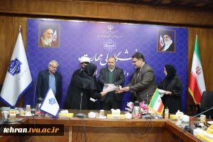 برگزاری مراسم نکوداشت ولادت با سعادت حضرت فاطمه زهرا(س) و بزرگداشت مقام زن و تقدیر از بانوان شاغل در دانشکده فنی انقلاب اسلامی با حضور رییس دانشگاه ملی مهارت استان تهران 2