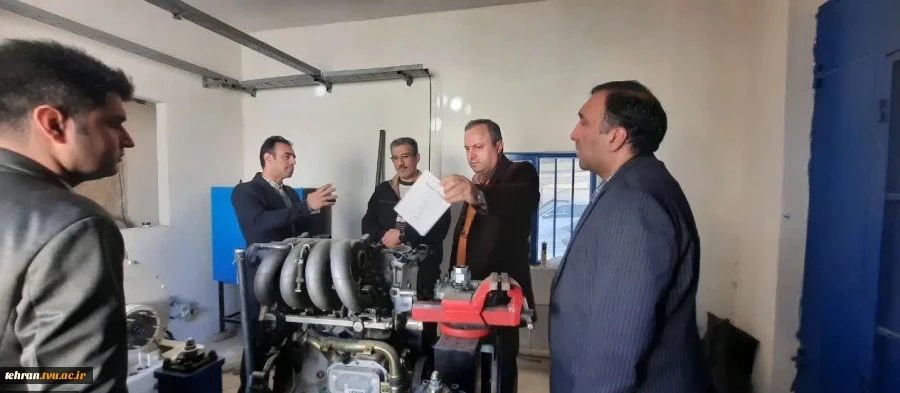 بازدید معاون آموزشی دانشگاه ملی مهارت و هیات همراه از دانشکده ملی مهارت صفادشت (کشاورزی-تربیت بدنی) 2