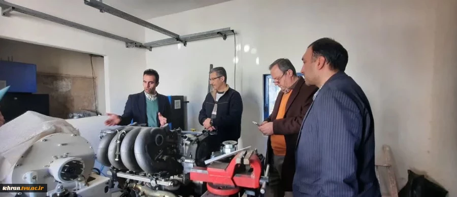 بازدید معاون آموزشی دانشگاه ملی مهارت و هیات همراه از دانشکده ملی مهارت صفادشت (کشاورزی-تربیت بدنی) 2