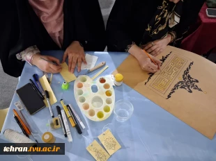 پنجمین روز از سی وسومین نمایشگاه بین المللی قرآن کریم باشعار ایران درپناه قرآن درغرفه دانشگاه ملی مهارت 10