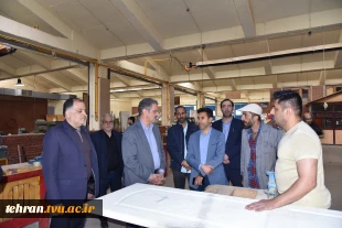 بازدید رئیس دانشگاه ملی مهارت از فعالیت‌های گروه جهادی دانشکده انقلاب اسلامی 3